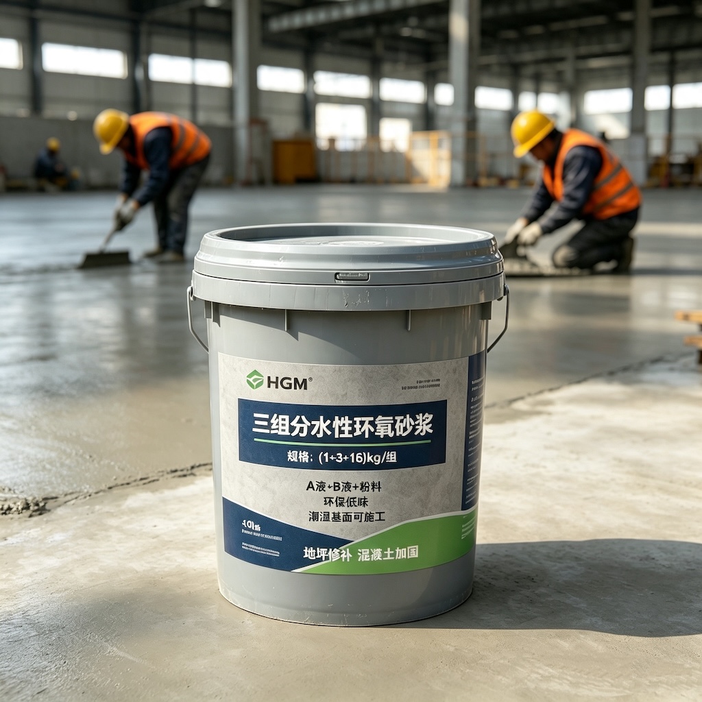 个旧三组份水性环氧砂浆